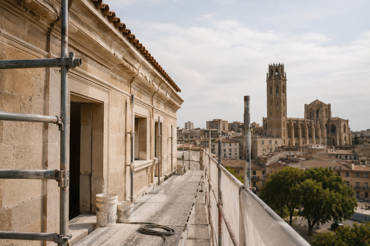 Rehabilitación de fachadas en Lleida